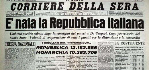 nascita repubblica italiana 2 giugno 1946