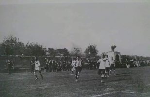 1909 - Una foto della Finale della Coppa Lipton tra Palermo e Napoli