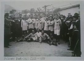 Foto del Palermo finalista della Coppa Lipton 1909